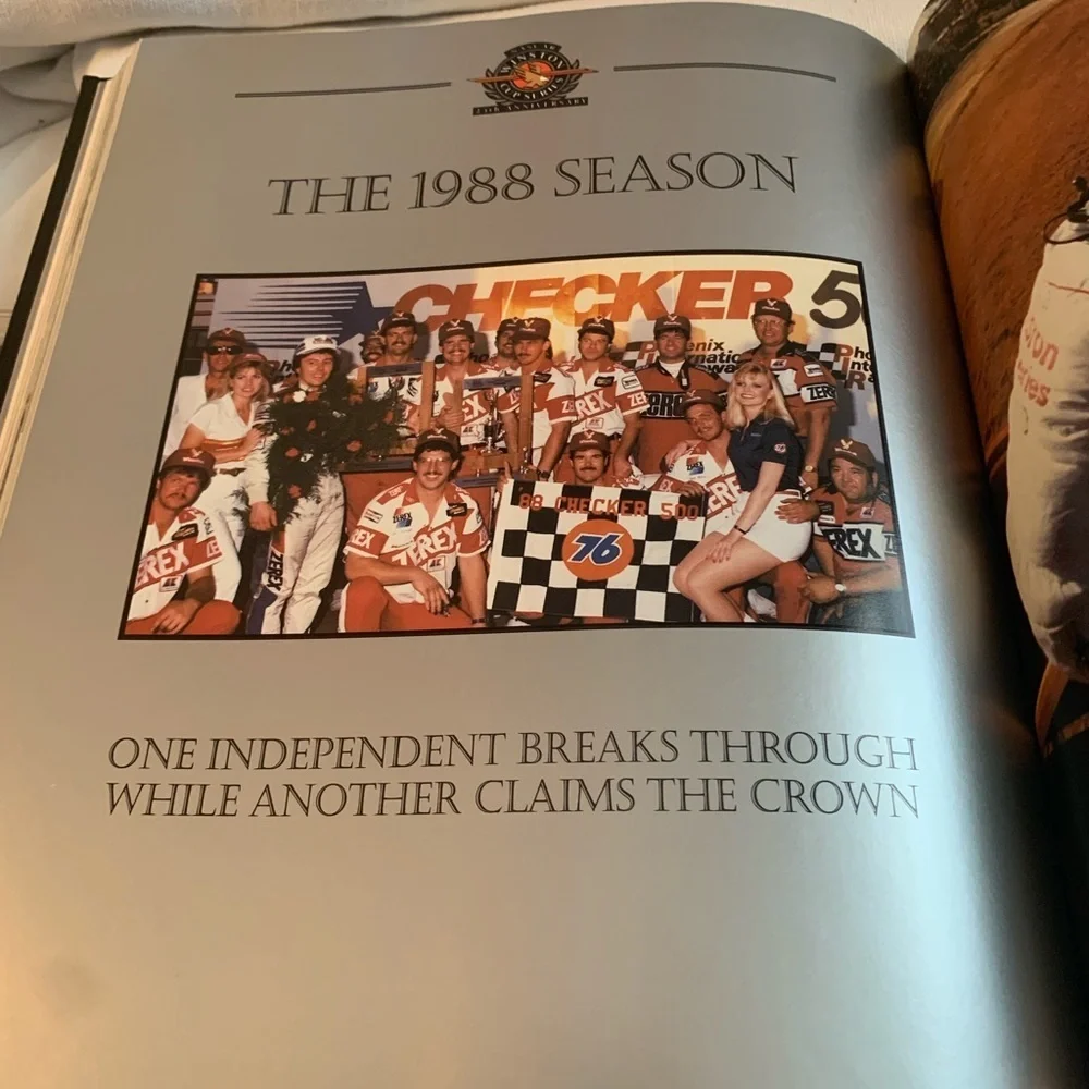 NASCAR Winston Cup Series 25th Anniversary Hardcover Book